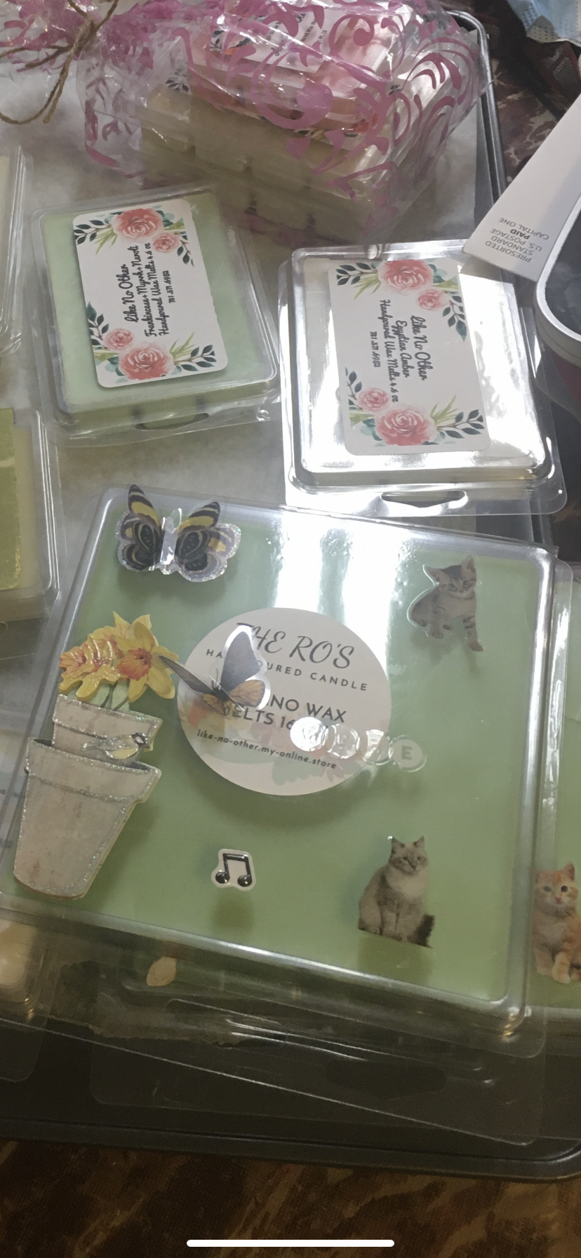 Wax Melts 5.00/5 For 20.00