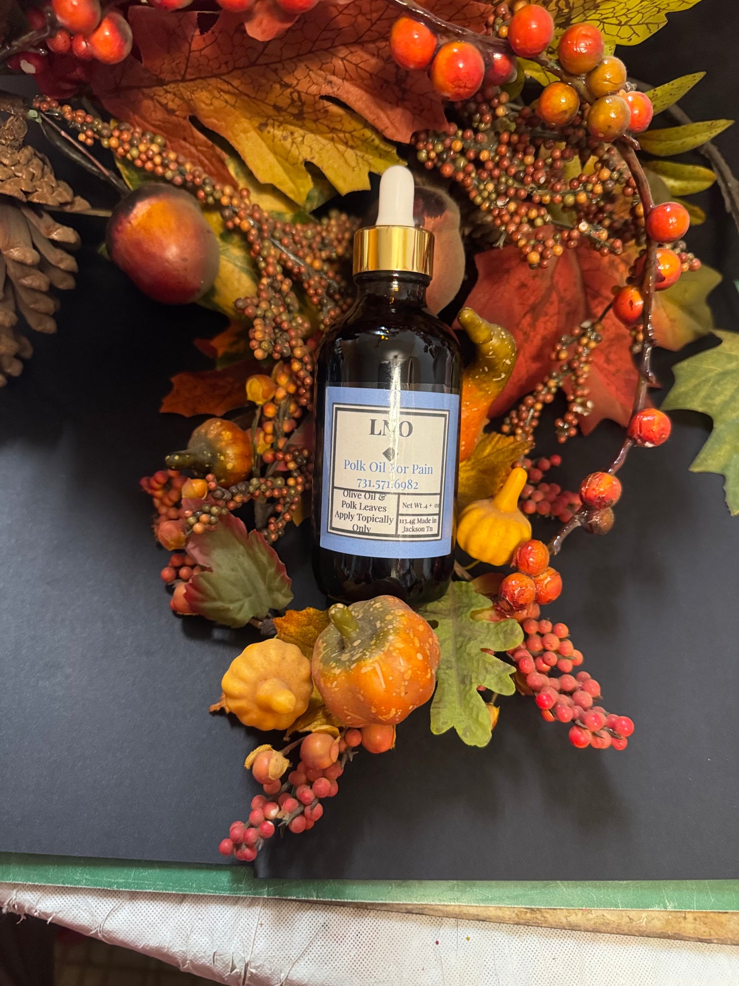 Plant Power Pain Relief Oil – Natural Arthritis & Inflammation Relief (4oz)