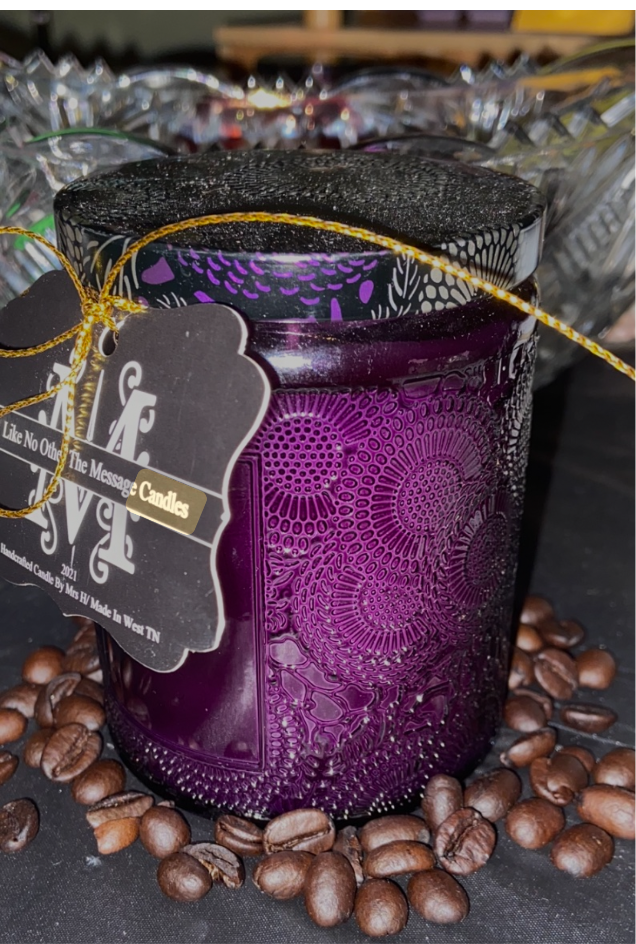 Beautiful Candle slow burn Coconut wax