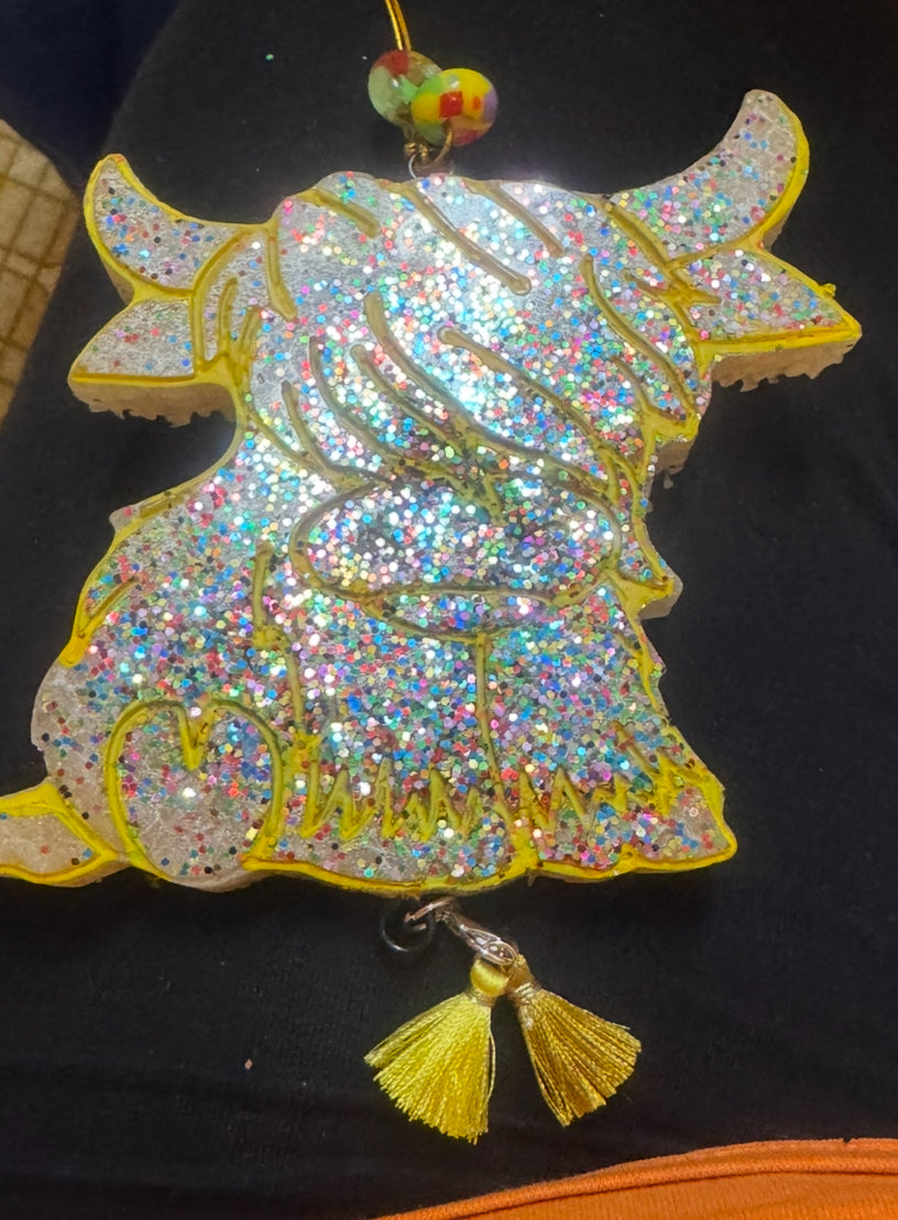 Handmade hand painted Car Fresheners