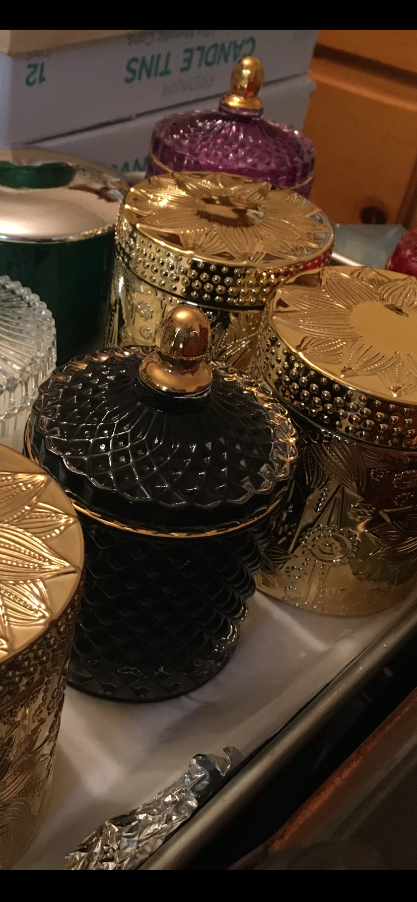square pillar 3wick thick, sturdy, freestanding candle,