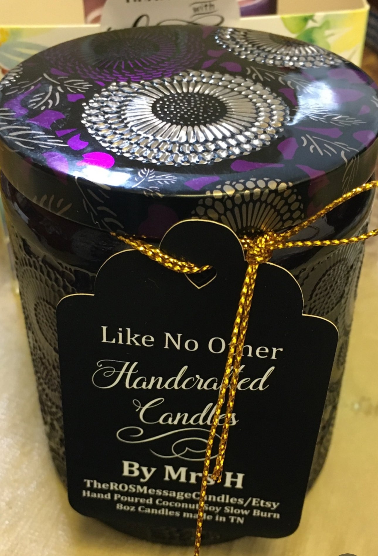 Beautiful Candle slow burn Coconut wax